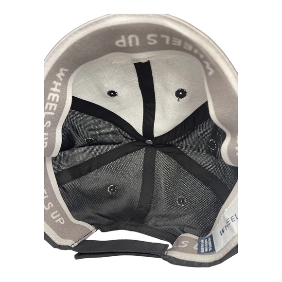 Wheels Up Hat, One Size, Black and Red - Picture 4 of 5